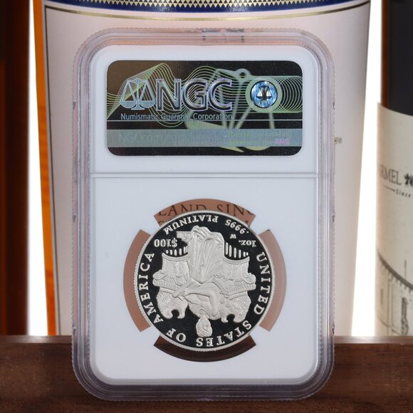 2006 American Platinum Eagle $100 Proof Coin 1 Oz Liberty Lady (NGC Certified) - Picture 2 of 3